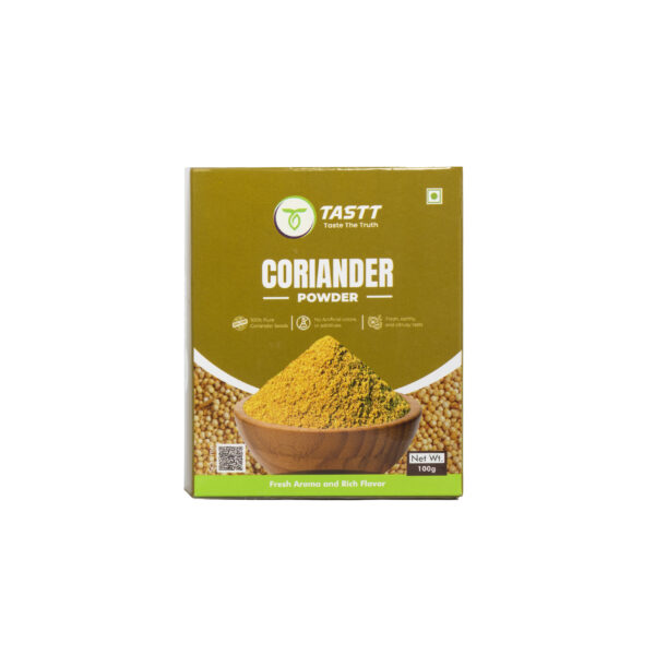 TASTT Coriander Powder (Dhania) – 100 Grams, Pure, Fresh & Aromatic Spice for Cooking - Image 4