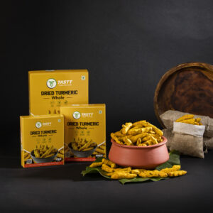 Tastt Dried Turmeric for Ayurvedic use.